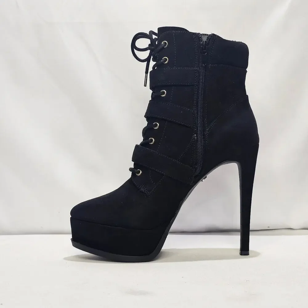 Thalia Sodi Women's Sasha Platform Dress Booties Size 10 Black NWT - Picture 9 of 10